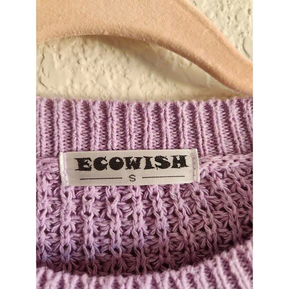 EcoWish Women's Knit Colorful Pullover Sweater S - Picture 4 of 7